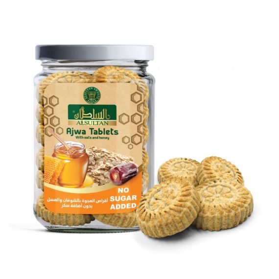 4 Ajwa Tablets With Oat And Honey